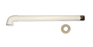 Kit estándar escape horizontal 80mm